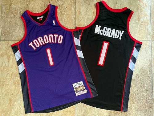 Raptors 1 Tracy McGrady Purple Black 1999-00 Hardwood Classics Jersey,We sell and wholesale Raptors 1 Tracy McGrady Purple Black 1999-00 Hardwood Classics Jersey on line form chian!